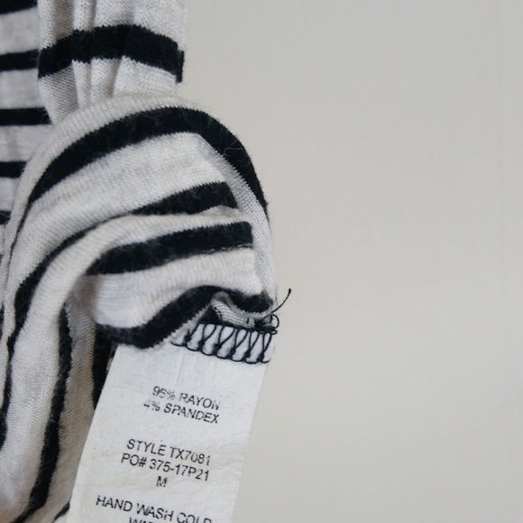 Striped Lightweight Soft Comfy Stretchy Top - Picture 6 of 10